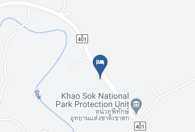 Amphoe Phanom - Khao Sok River Home Resort Maps