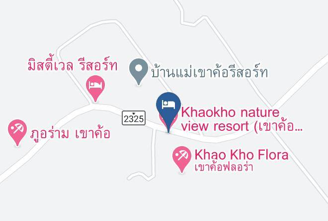 Amphoe Khao Kho - Khaokho Nature View Resort Maps
