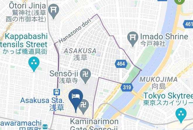 Khaosan Tokyo Kabuki Map
