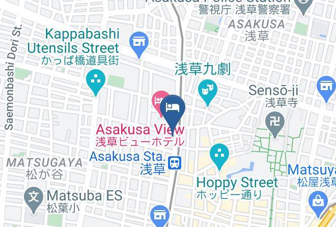 Khaosan Tokyo Samurai Map