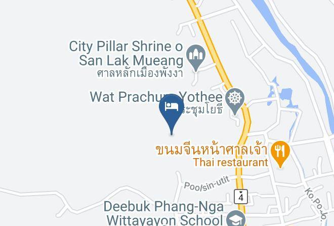 Amphoe Mueang Phang Nga - Khaowong Resort Phangnga Maps