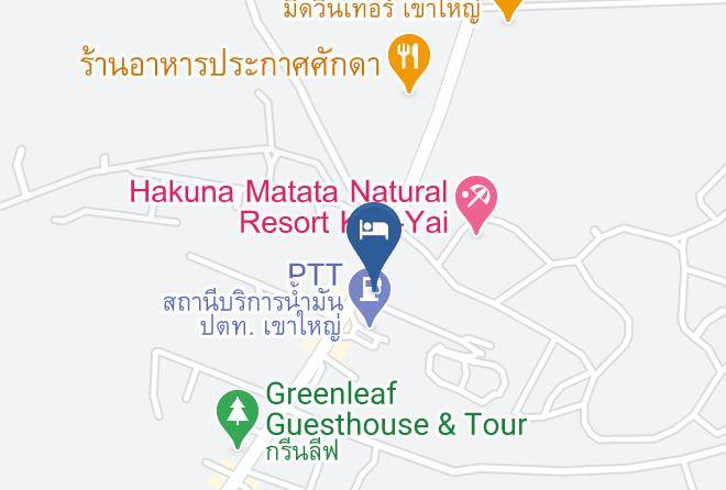 Amphoe Pak Chong - Khaoyai Garden Lodge Maps
