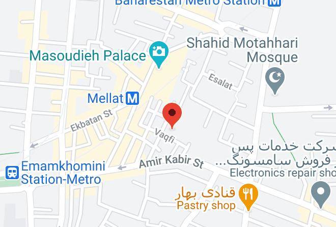 Tehran - Khayyam Restaurant Maps