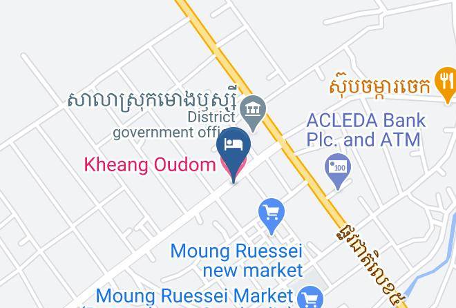 Moung Ruessei - Kheang Oudom Hotel Maps