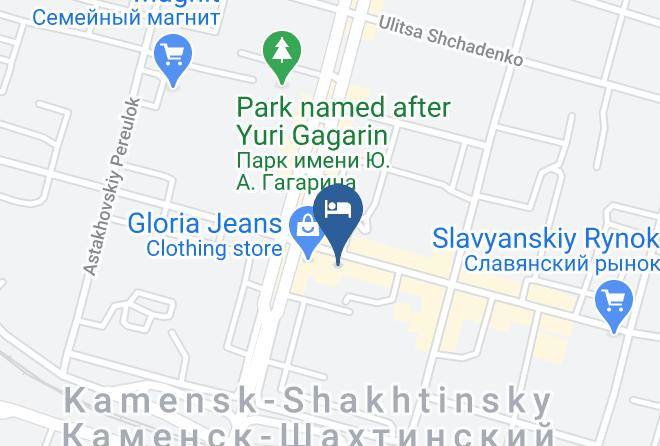 Kamensk Shakhtinskiy - Khimik Gostinitsa Maps