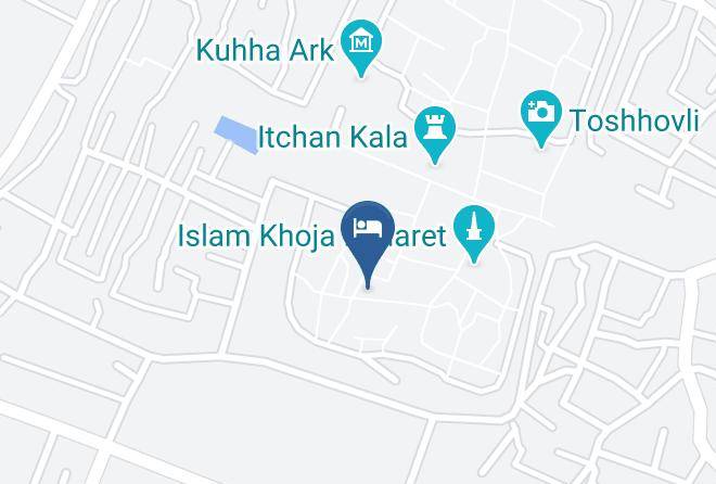 Urganch - Khiva Hotel Kala Maps