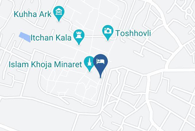 Urganch - Khiva Siyovush Hotel Maps