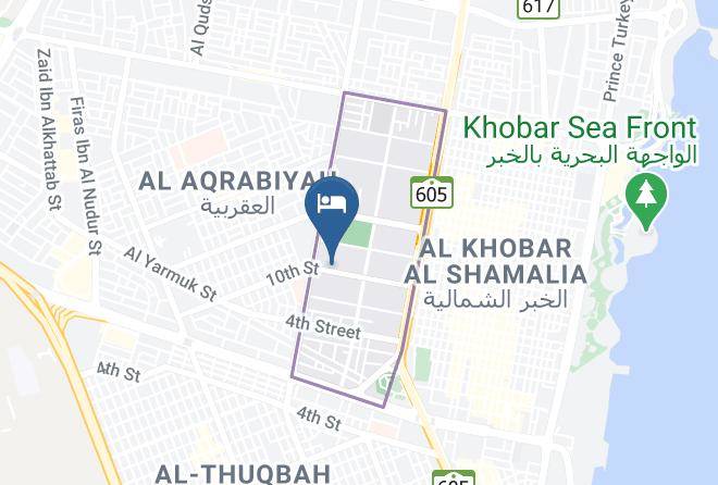 Al Khobar - Khobar Palace Modern Hotel Maps