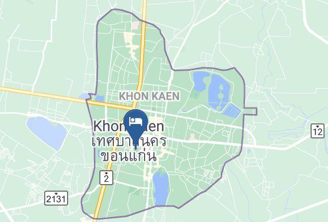 Amphoe Mueang Khon Kaen - Khon Kaen Ruen Ruen Hotel Maps