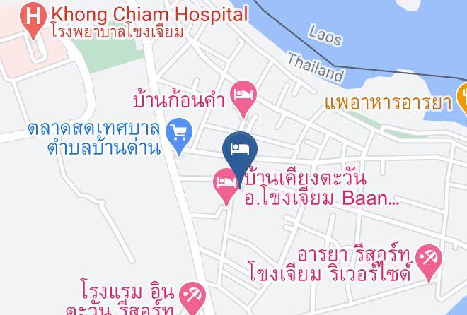 Amphoe Khong Chiam - Khong Chiam Hotel Maps