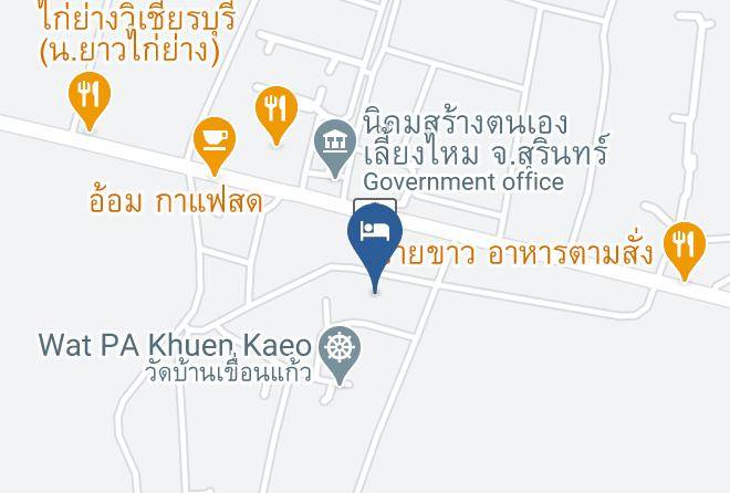 Amphoe Kap Choeng - Khuean Kaew Resort Kap Choeng Surin Maps