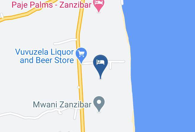Zanzibar South - Khulala Ocean Blue Bungalows Maps
