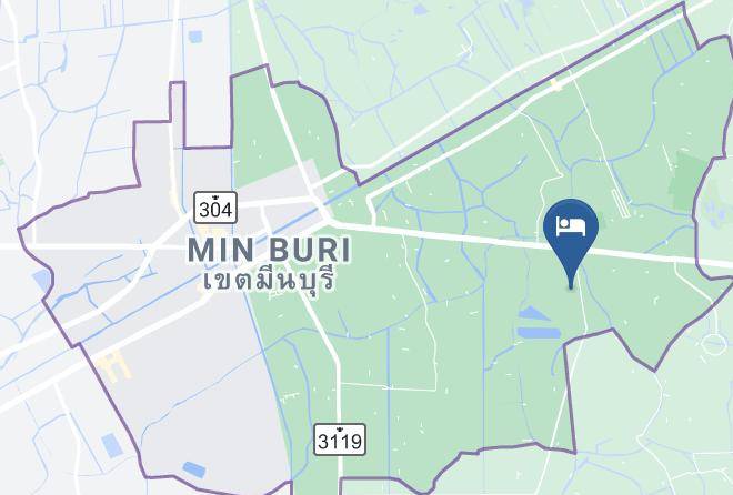 Min Buri District - Khum Klao Teak Hut Resort Maps