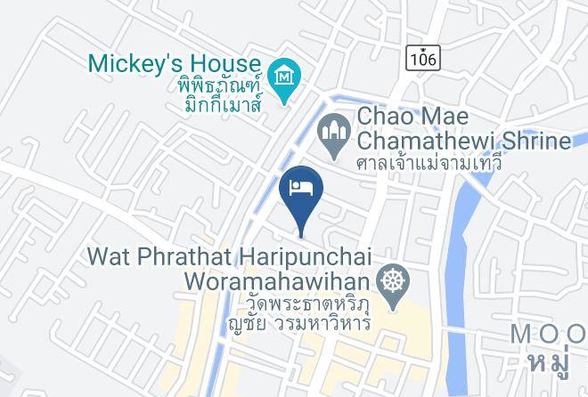 Amphoe Mueang Lamphun - Khumjaojomkaew Resort Maps