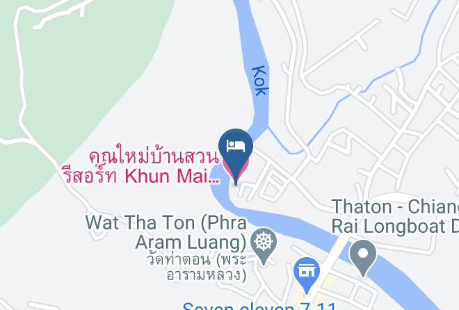 Amphoe Mae Ai - Khun Mai Baan Suan Resort Maps