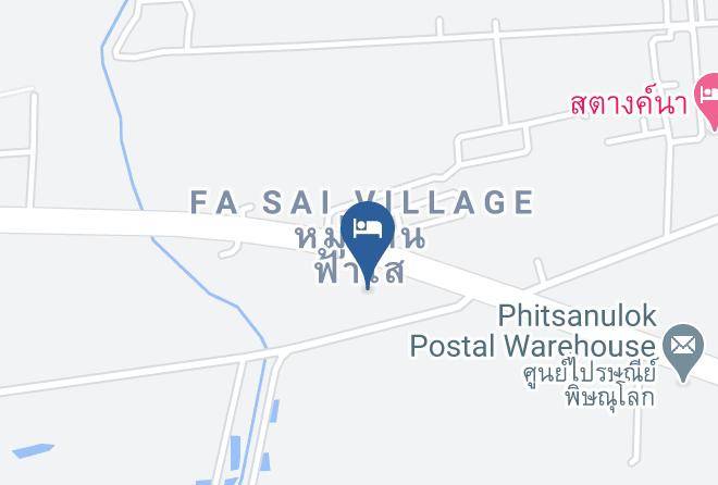 Amphoe Mueang Phitsanulok - Khuna Garden Resort Maps