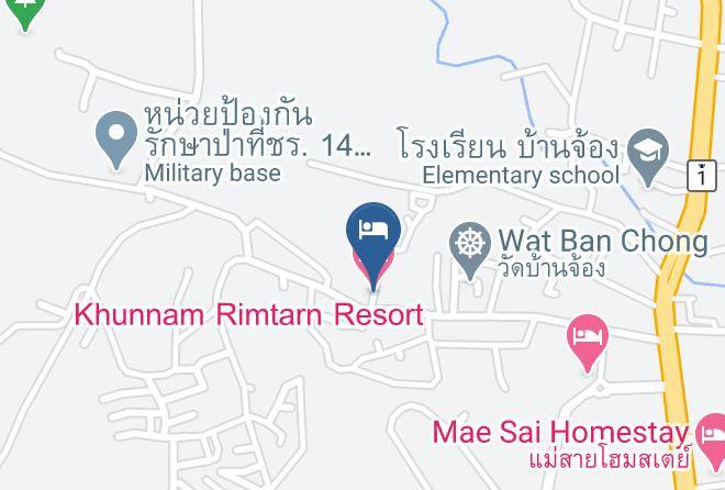 Amphoe Mae Sai - Khunnam Rimtarn Resort Maps