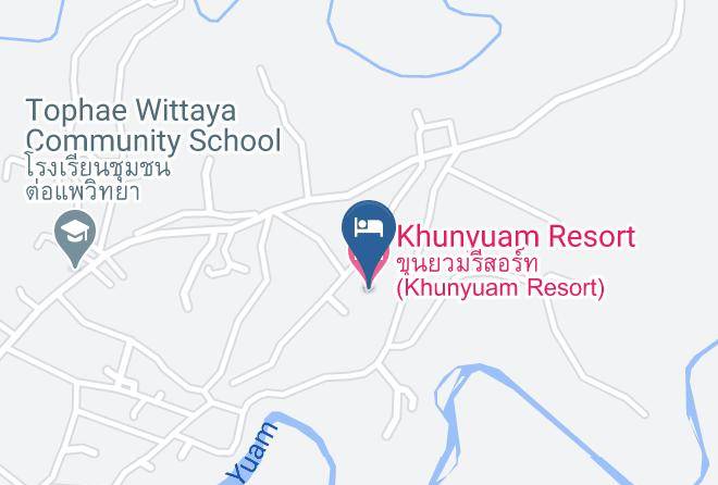 Amphoe Khun Yuam - Khunyuam Resort Maps