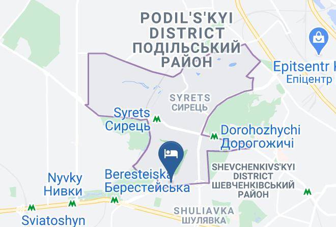 Khutir Degtiari Hotel And Restaurant Map