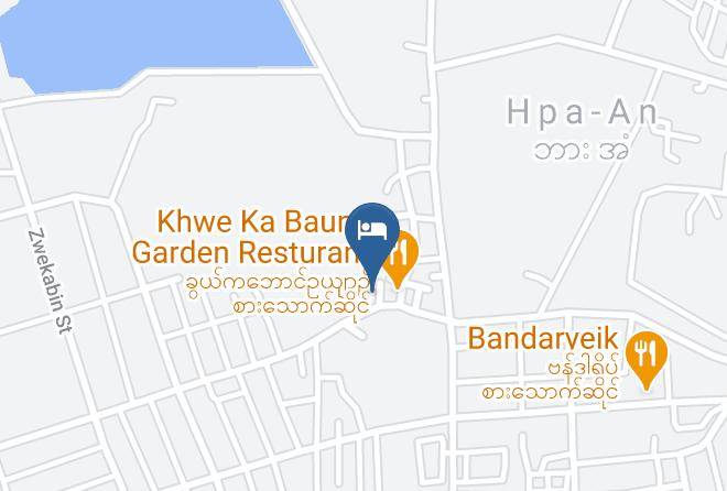 Hpa An - Khwe Ka Baung Hotel Maps