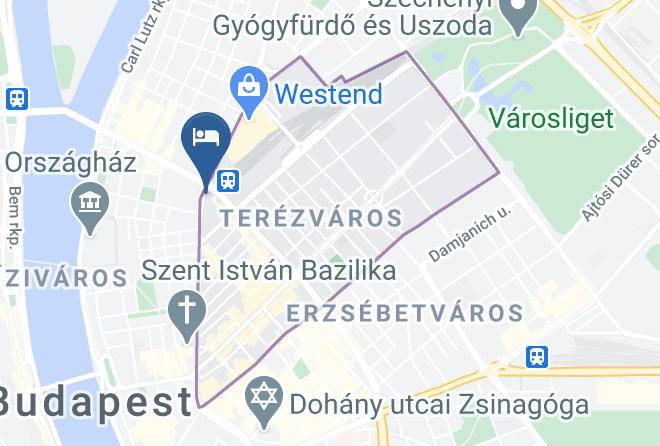 Budapest Terezvaros - Kiado Szoba A Nyugati Teren Maps