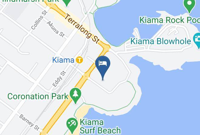 Kiama Seaside Getaway Map