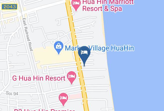 Kiang Haad Beach Hua Hin Hotel Map