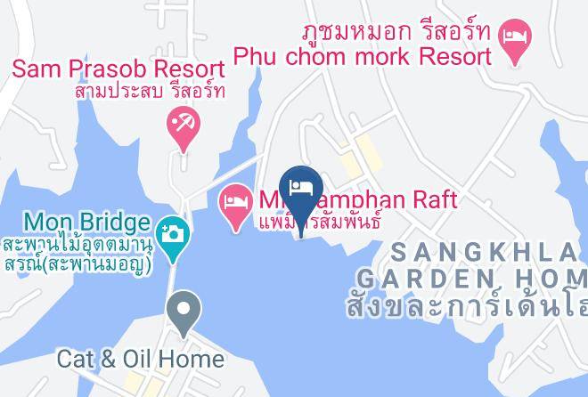 Amphoe Sangkhla Buri - Kiang Mok Raft Maps