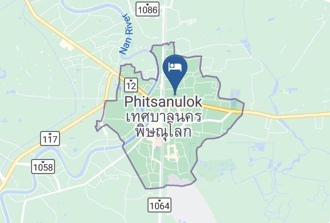 Amphoe Mueang Phitsanulok - Kiatwimon Hotel Maps