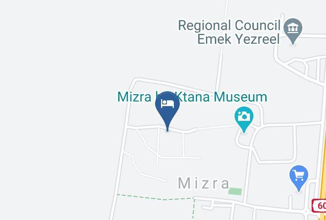 Kibbutz Mizra Country Lodging Map
