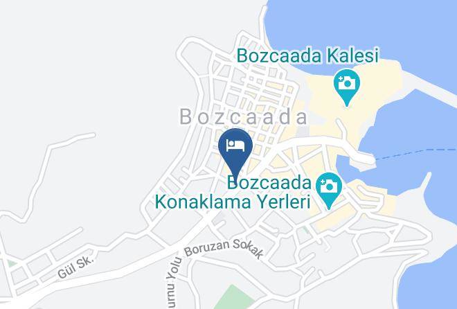 Bozcaada - Kibele Konukevi Maps