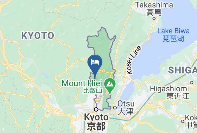 Kyoto City Sakyo Ward - Kibune Kiraku Maps