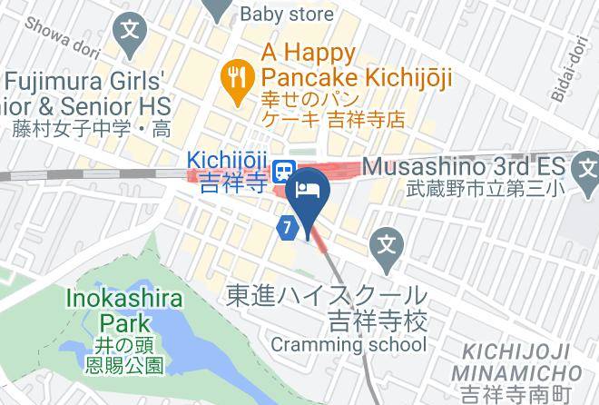 Musashino City - Kichijoji Tokyu Rei Hotel Maps