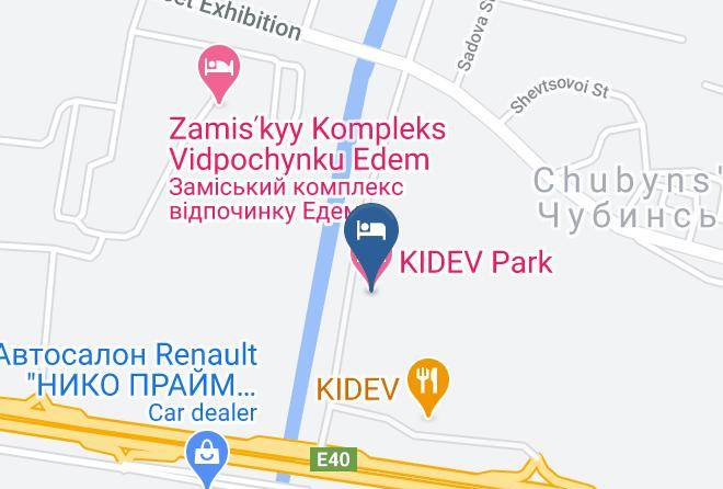 Boryspil Raion - Kidev Park Hotel Maps