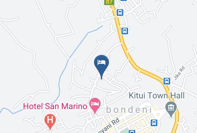 Kitui - Kiembeni Country Hotel Maps