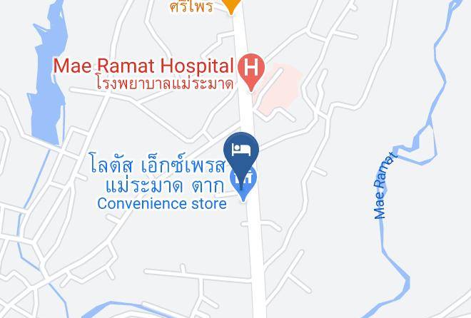 Amphoe Mae Ramat - Kiengtawan Resort Mae Ramat Maps