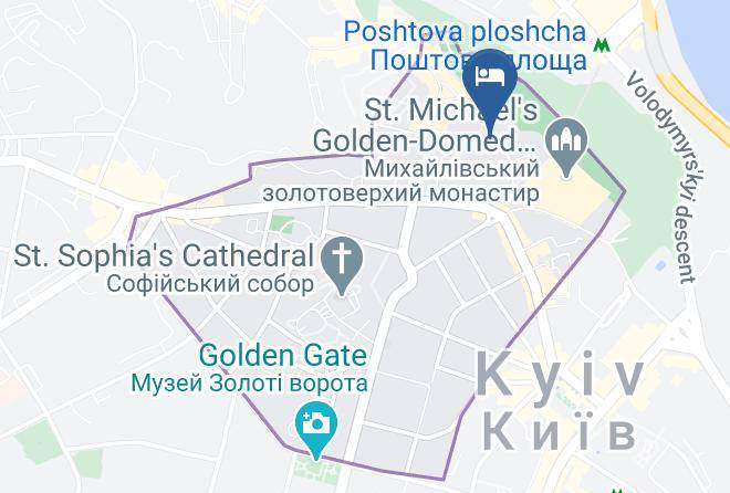 Kyiv - Kiev City Star Maps