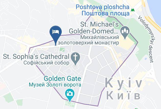Kyiv - Kiev Lodging Maps