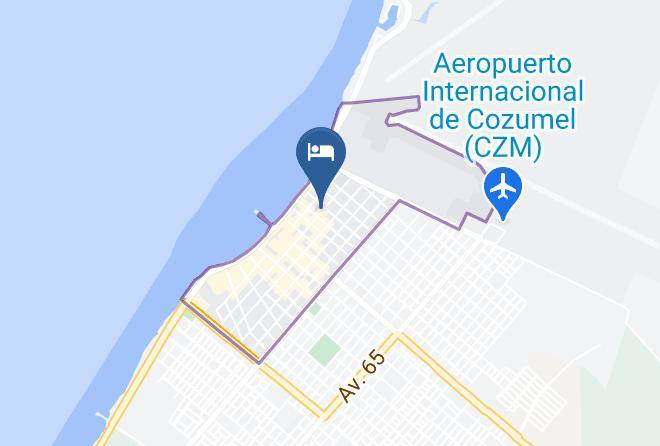 Cozumel - Kiin Hotel Boutique Maps