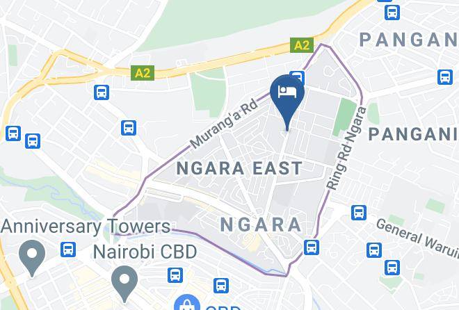 Nairobi - Kijabe Christian Guest House Maps