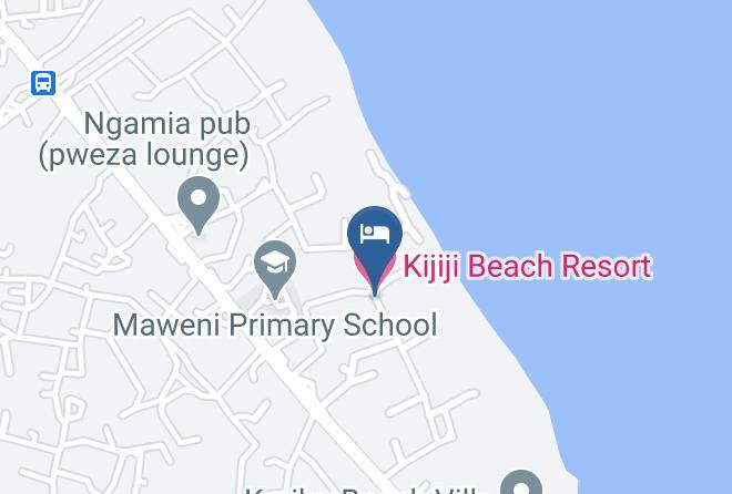 Temeke - Kijiji Beach Resort Maps