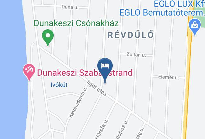 Dunakeszi - Kikelet Panzio Maps