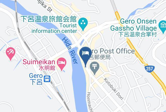Gero City - Kikuhan Inn Maps