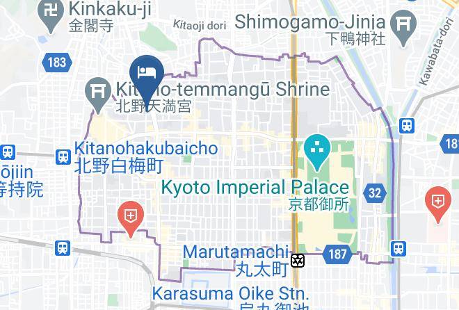 Kyoto City Kamigyo Ward - Kikukaso Maps