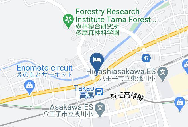 Hachioji City - Kikuya Hotel Maps