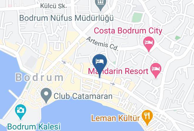 Bodrum - Kilavuz Otel Maps