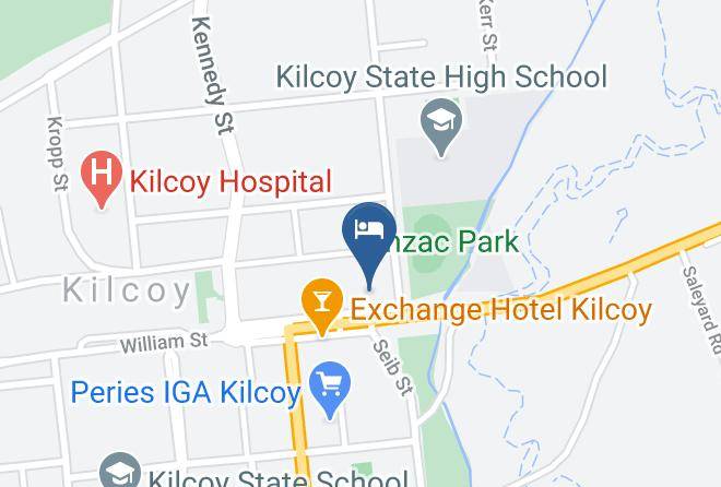 Kilcoy Motel Map