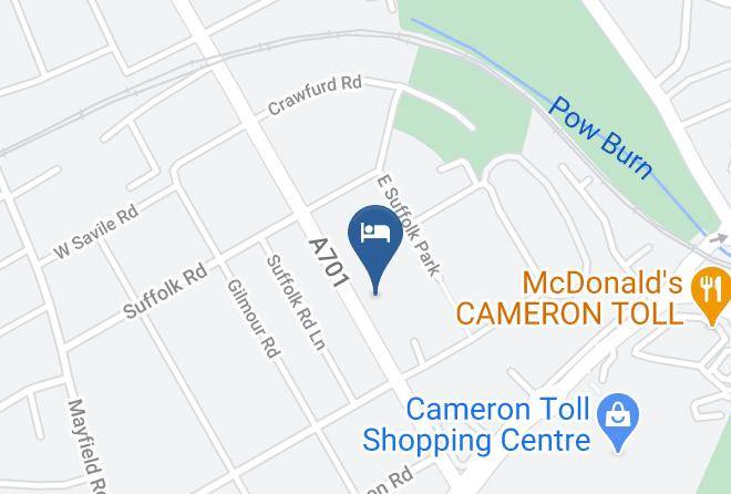 Edinburgh City - Kildonan Lodge Hotel Maps