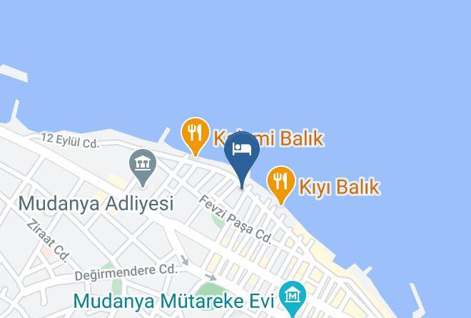 Mudanya - Kilic Otel Maps