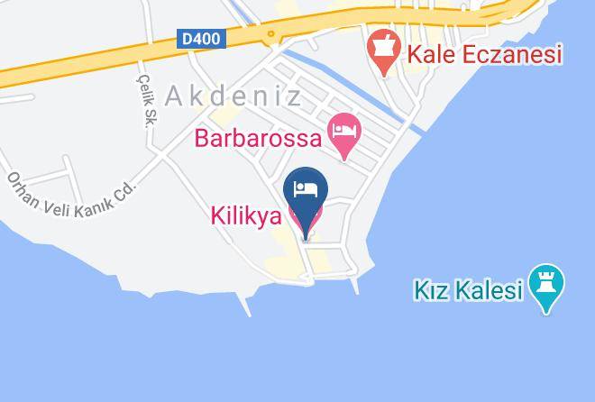 Erdemli - Kilikya Hotel Maps